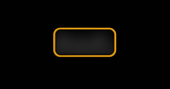 abstract 3D empty banner box titles reveal with alpha channel