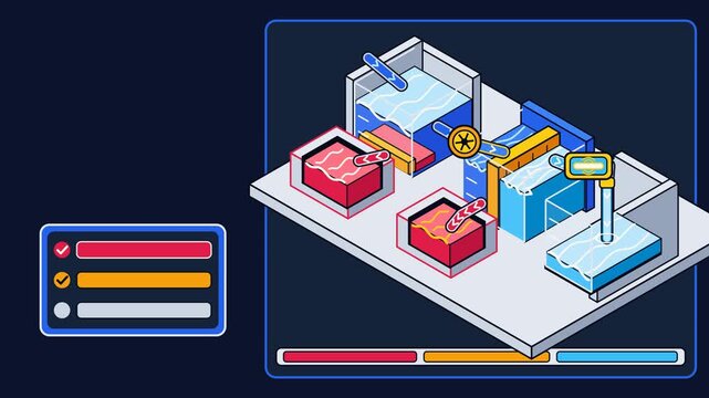 Isometric Water Filtration and Reverse Osmosis Plant