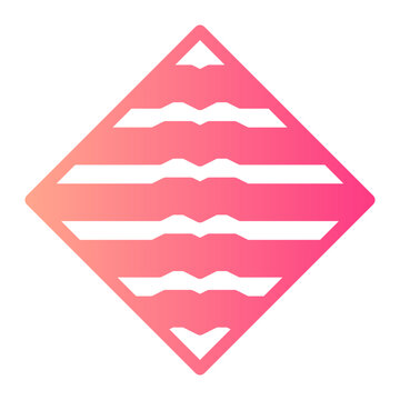 rhombus gradient icon