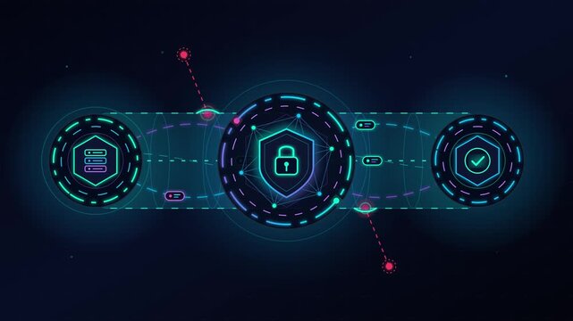 Quantum-Safe Encrypted Data Transfer Post-Quantum Cryptography & Lattice Security Animation