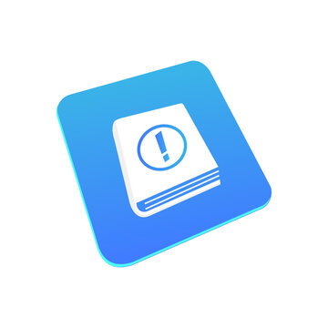 alert book information icon