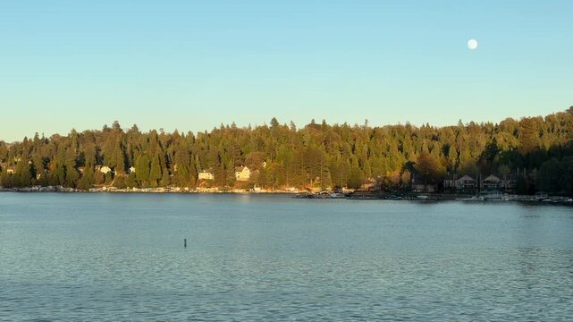 Sunset in Lake Arrowhead, California 