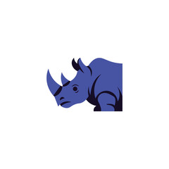 rhino vector illustration © Sheikh Hasinur Rahma
