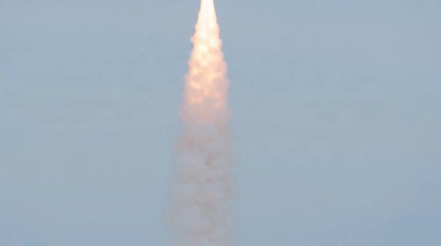 Tactical strategic missile liftoff