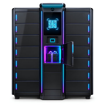 Automated parcel locker terminal
