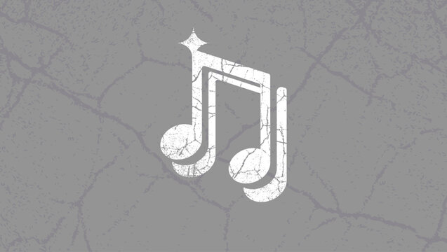 Ai Generated music, color vector illustration