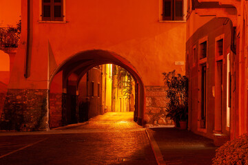 Nachts in Gargnano, Gardasee, Italien © Norbert L. Maier