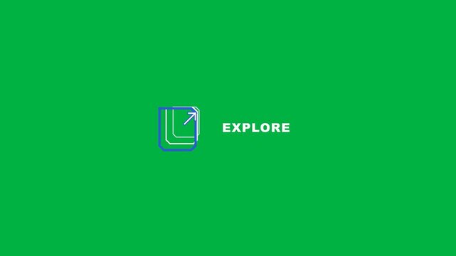 Document, file and data icon on green screen background for video editing, storage and management. Paperwork, office and technology with software, interface and computer for organization workflow