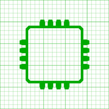 Chip und Millimeterpapier