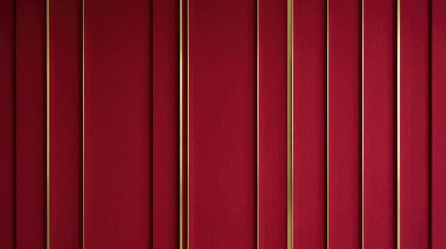Red velvet panel and gold trim create elegant corporate lunar new year greeting background with rich color and refined festive style.