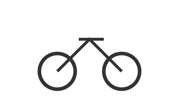 Bicycle transport icon