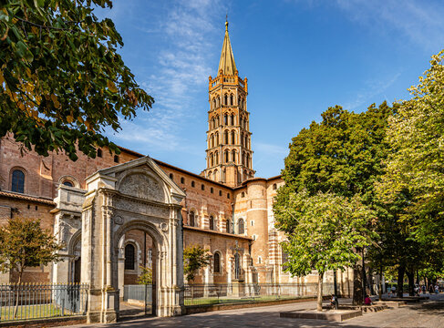 Toulouse, France - The Basilica of Saint Sernin, also known as the Basilica of Saint Saturnin of Toulouse, is a Catholic church in the city of Toulouse.