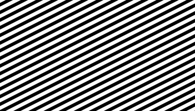 Abstract black and white diagonal striped pattern background with slanted parallel lines design for modern digital template and graphic wallpaper backdrop