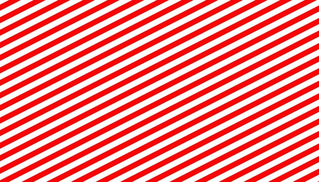 Abstract red and white diagonal striped pattern background with slanted parallel lines design for modern digital template and graphic wallpaper backdrop
