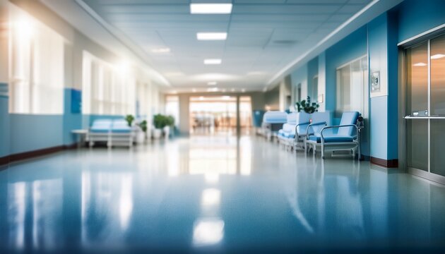 hospital background blurred background