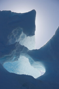 Iceberg floating near Antarctica