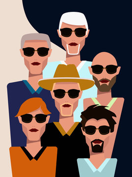 Different versions of you - men