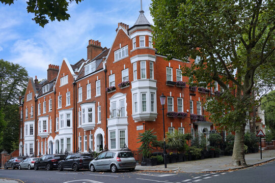 A block of townhouses in the prestigious Holland Park area of London