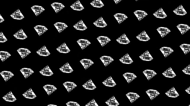 Diamonds Animations 1 &ndash; Luxury Diamond Motion Graphics, Sparkling Gemstone Effects, Elegant Crystal Animations and Premium Jewelry Visuals for Professional Video Editing
