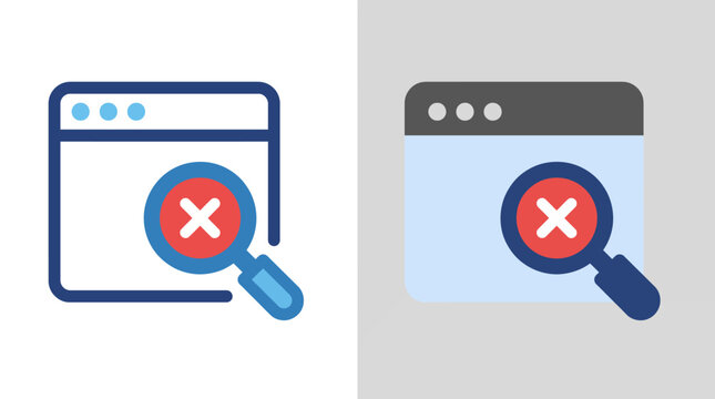 This image visually represents a typical error page or message, highlighting the occurrence of system issues or broken links that users may encounter online.