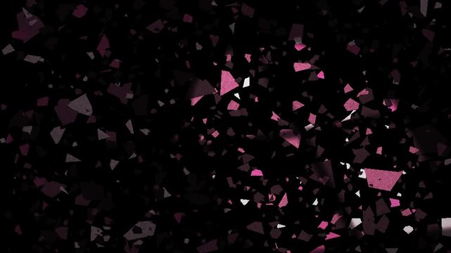 Animation en boucle de sol en terrazzo avec de douces ombres