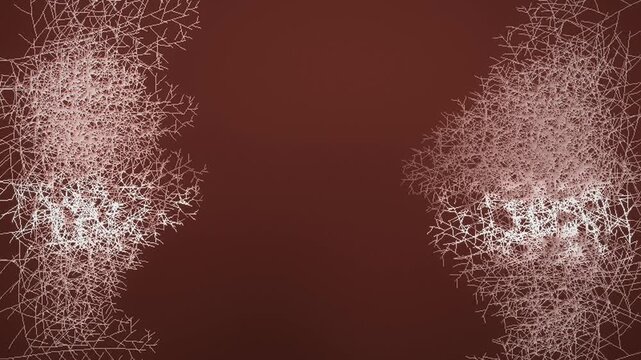 Animation en boucle de cristaux de givre sur une vitre
