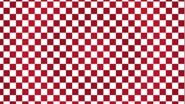 Red Gingham Kinetic Weave Seamless Loop 4K Motion Video