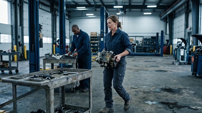 Career changer brings a hydraulic valve into service bay
