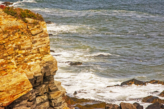 Rocks and waves