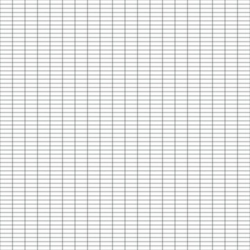 Seamless stack bond tiles pattern, architectural material hatch for plans and sections, black line vector texture
