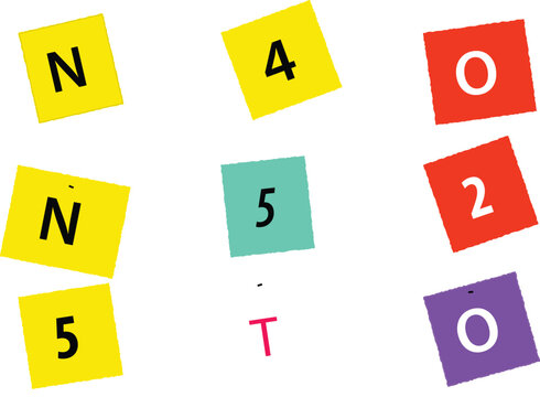 Colorful alphabet and number blocks scattered on a white background creating a playful educational design element for children learning concepts