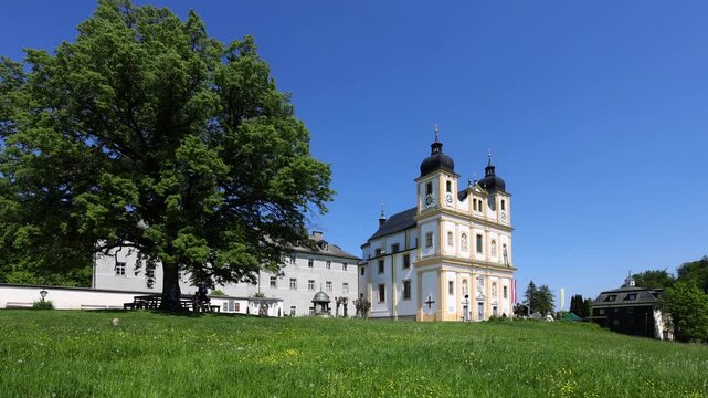 Maria Plain pilgrimage church, baroque church, Bergheim near Salzburg, Flachgau, Salzburger Land, Austria