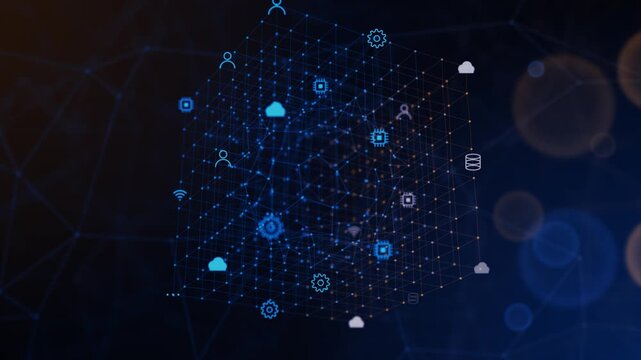 IOT Sensor Network: Rubbery Mesh Expanding and Shrinking