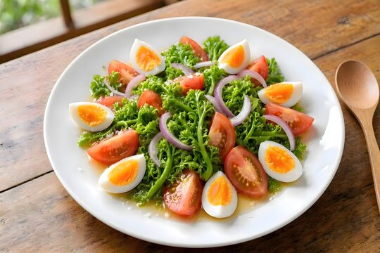 Filipino Ensaladang Pako Fiddlehead Fern Salad