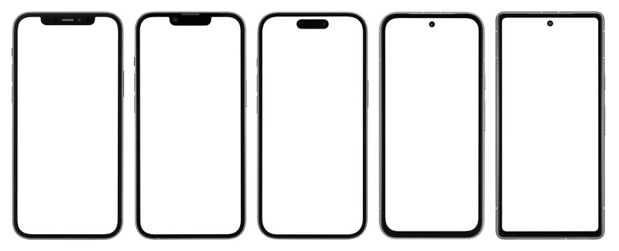 色々なスマートフォンの画像合成用素材