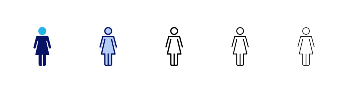 Female icon vector. woman sign and symbol