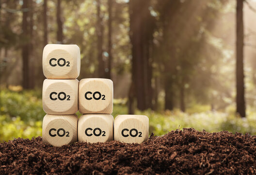 Reducing CO2 Emissions and Carbon Footprint Concept