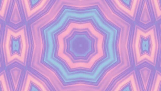 Abstract psychedelic kaleidoscope swirls animation