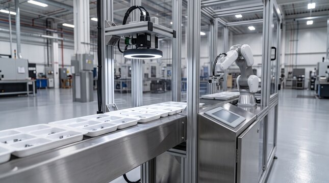 Automated vision cell sorting machined inserts in trays