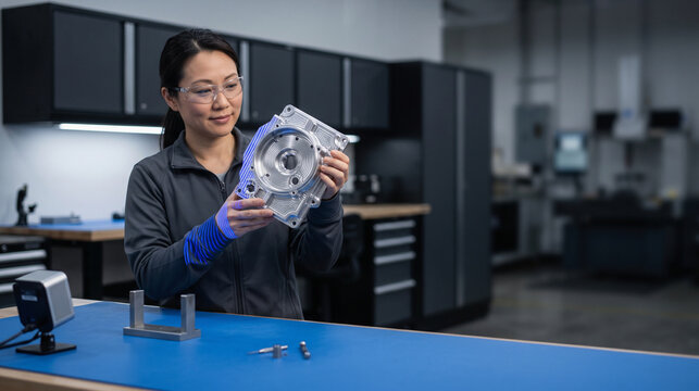 Verified metal enclosure through structured-light optical inspection