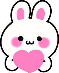 토끼 © 반이랑 똥꼬랑