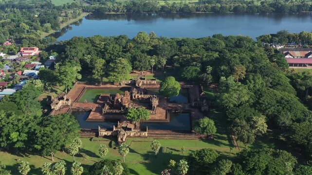 Prasat Muang Tam is an ancient Khmer Hindu temple located in Prakhon Chai District, Buriram Province, northeastern Thailand.