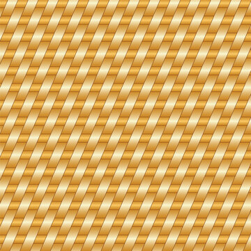 Basket​ khmer shallow round woven pattern