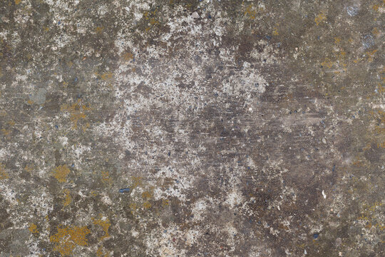 Close-up of old concrete on a path