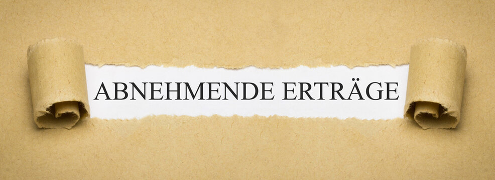 abnehmende Erträge