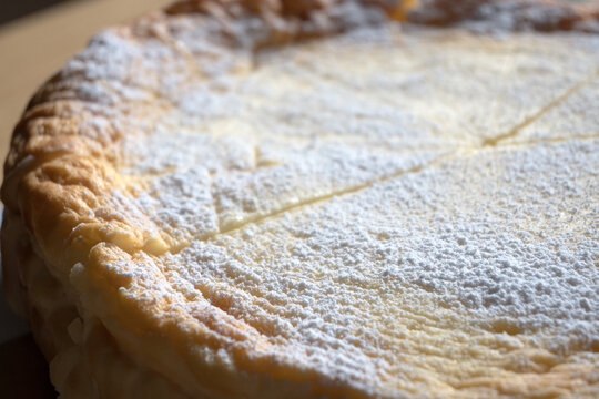 Classic Viennese cheesecake, a sweet treat.
