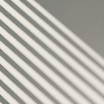 Venetian blind shadow overlay with diagonal stripes