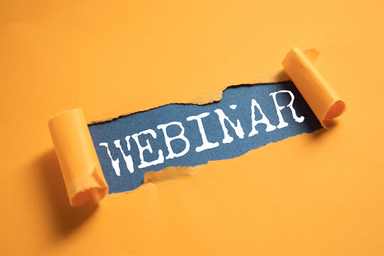 WEBINAR word on white paper