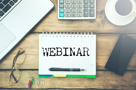 WEBINAR word on white paper