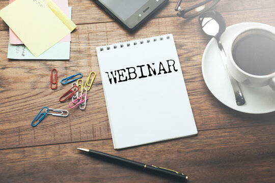 WEBINAR word on white paper